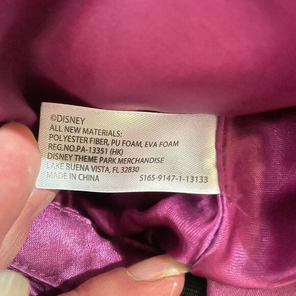 Disney Parks Authentic Purple Princess Hat With Veil & Tangled Repunzel Braid - Picture 8 of 15